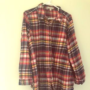 Woman Within Flannel Shirt